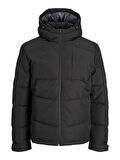 12239001 Jack & Jones Jcootıs Puffer Sn Erkek Mont Black