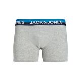 Jack&Jones Koyu Gri-Melanj Erkek 5'li Boxer Set 12248316