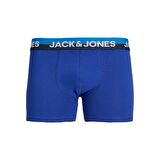 Jack&Jones Koyu Gri-Melanj Erkek 5'li Boxer Set 12248316