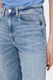 Only Kadın Onlmadıson Yüksek Bel Geniş Paça Jean Pantolon 15282975 Açık Mavi