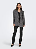 Only Rahat Siyah Kadın Ceket ONLCANNA WOOL BLAZER COAT OTW