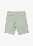 Jack & Jones Yeşil Erkek Regular Fit Duble Paça Chino Şort JPSTBOWIE JJSHORTS SOLID SN