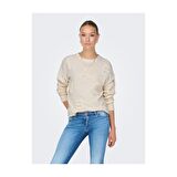 Only Kadın Harf Desenli Kazak - 15301734