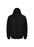 Only & Sons Siyah Erkek Mont ONSCAIN QUILTED JACKET OTW