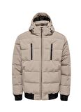 Only & Sons Açık Kahve Erkek Mont ONSCAIN QUILTED JACKET OTW