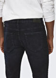 Only & Sons Yüksek Bel Dar Erkek Denim Pantolon 22026921_ONSLOOM SLIM BLUE BLACK 69