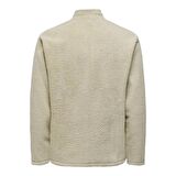 ONLY & SONS ONSERIC REG FLEECE FULL ZIP HIGH NECK 