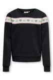 KOGELLIS SHORT L/S EYE O-NECK SWT Kız Çocuk Siyah Sweatshirt - 15303568