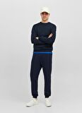 Jack & Jones Lastikli Bel Lastikli Paça Lacivert Erkek Pantolon JPSTGORDON JJBRADLEY SWEAT PANT GMS