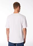 Jack & Jones Bisiklet Yaka Beyaz Erkek T-Shirt JJZION TEE SS CREW NECK