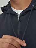 Jack & Jones Erkek Fermuarlı Sweatshirt- 12249342