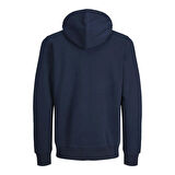 Jack & Jones 12249342 Jjebradley Sweat Zip Hood Noos Lacivert