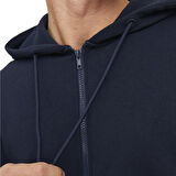 Jack & Jones 12249342 Jjebradley Sweat Zip Hood Noos Lacivert