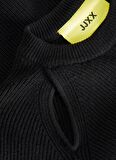 JJXX Bisiklet Yaka Rahat Düz Siyah Kazak Kadın JXTILDE CREW NECK KNIT