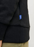 Jack & Jones Düz Erkek Siyah Sweatshırt 12250530