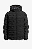 Jack & Jones Jcowın Quılted Erkek Siyah Mont 12250429-Black