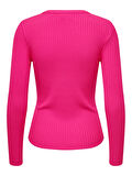 ONLSOFI LS RIB O-NECK KNT KADIN KAZAK