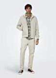 Only & Sons Normal Açık Bej Erkek Ceket ONSALEXANDER HARRINGTON OTW VD