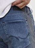 Jack & Jones Normal Bel Normal Açık Mavi Erkek Genç  Denim Şort JJIRICK JJICON SHORTS GE 341 I.K JN