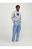 Logo Baskılı Kapüşonlu Sweatshirt - Logan