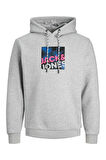 Logo Baskılı Kapüşonlu Sweatshirt - Logan