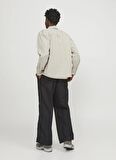 Jack & Jones Relaxed Krem Erkek Gömlek JCOCOLLECTIVE ZAC OVERSHIRT LS SN