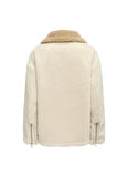 Only Krem Kadın Mont ONLBUKET BONDED FUR JACKET OTW