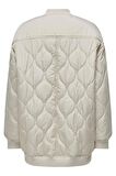 ONLY ONLTINA LONG QUILTED JACKET OTW 15300060 BEJ