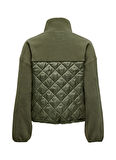 Only Yeşil Kadın Mont ONLLINDSEY TEDDY MIX JACKET CS OTW