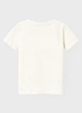 Name İt Desenli Krem Erkek T-Shirt NMMMIGU MICKEY SS TOP WDI