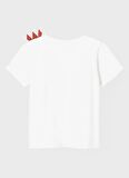 Name İt Desenli Krem Erkek Çocuk T-Shirt NMMMIK GIGANTOSAURUS SS TOP VDE