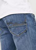 Jack & Jones Regular Fit Mavi Erkek Denim Şort JJIRICK JJFOX SHORTS 50SPS CB 039 S