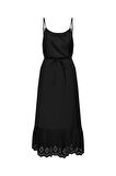 15313166 Only Onllou Lıfe Emb Strap Ankel Dress Ptm Kadın Elbise Black