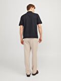 Jack & Jones Jjemac Zip Ss Polo Sn Erkek T-Shirt