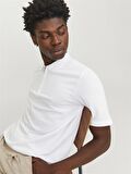 Jack & Jones Jjemac Zip Ss Polo Sn Erkek T-Shirt