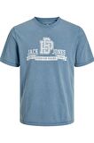 JACK&JONES JPRBLUSEBASTIAN SS TEE12252957 MAVİ