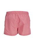 Jack & Jones Kırmızı Erkek Şort Mayo JPSTBORA BORA JJSWIM BRANDED LY