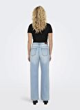 Only O Yaka Düz Siyah Kadın T-Shirt ONLBETTY S/S O-NECK SHORT TOP CC JR