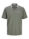 Jack&Jones Polo Yaka Yeşil Erkek T-Shirt 12252395