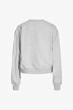 JJXX Jxriley Reg Ls Kadın Gri Sweatshirt 12248650-LightGreyMelange
