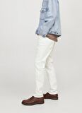 Jack & Jones Düşük Bel Slim Fit Beyaz Erkek Denim Pantolon JJIGLENN JJEVAN CJ 977 SN