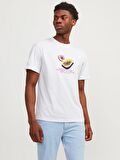Jack&Jones Jortampa Aop Branding Tee Erkek T-shirt