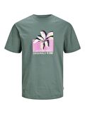 Jack&Jones Jortampa Aop Branding Tee Erkek T-shirt