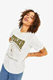 JJXX Jxletitia Kadın Beyaz T-Shirt 12252011-BlancdeBlanc