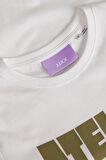 JJXX Jxletitia Kadın Beyaz T-Shirt 12252011-BlancdeBlanc