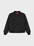 Name It Siyah Erkek Çocuk Bomber Ceket 13228621