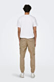 Only & Sons Erkek Onscarter Paçaları Lastikli Pamuklu Kargo Pantolon 22028434 Camel