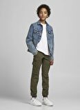 Jack & Jones Düz Somon Erkek T-Shirt JJEORGANIC BASIC TEE SS O-NECK NOOS