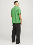 Jack & Jones Polo Yaka Yeşil Erkek T-Shirt JPRBLASAINZ SS POLO