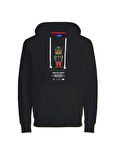 Jack & Jones Kapüşon Yaka Siyah Erkek Sweatshırt 12176722_JORDENIMDOG SWEAT HOOD